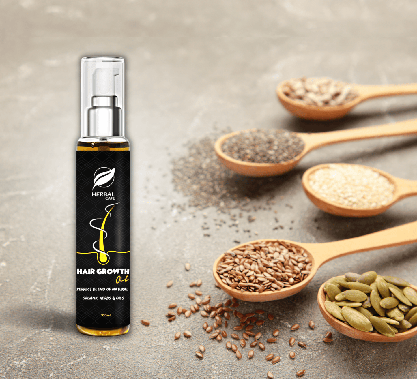 Hair Growth Oil - Herbal Cafe Pakistan