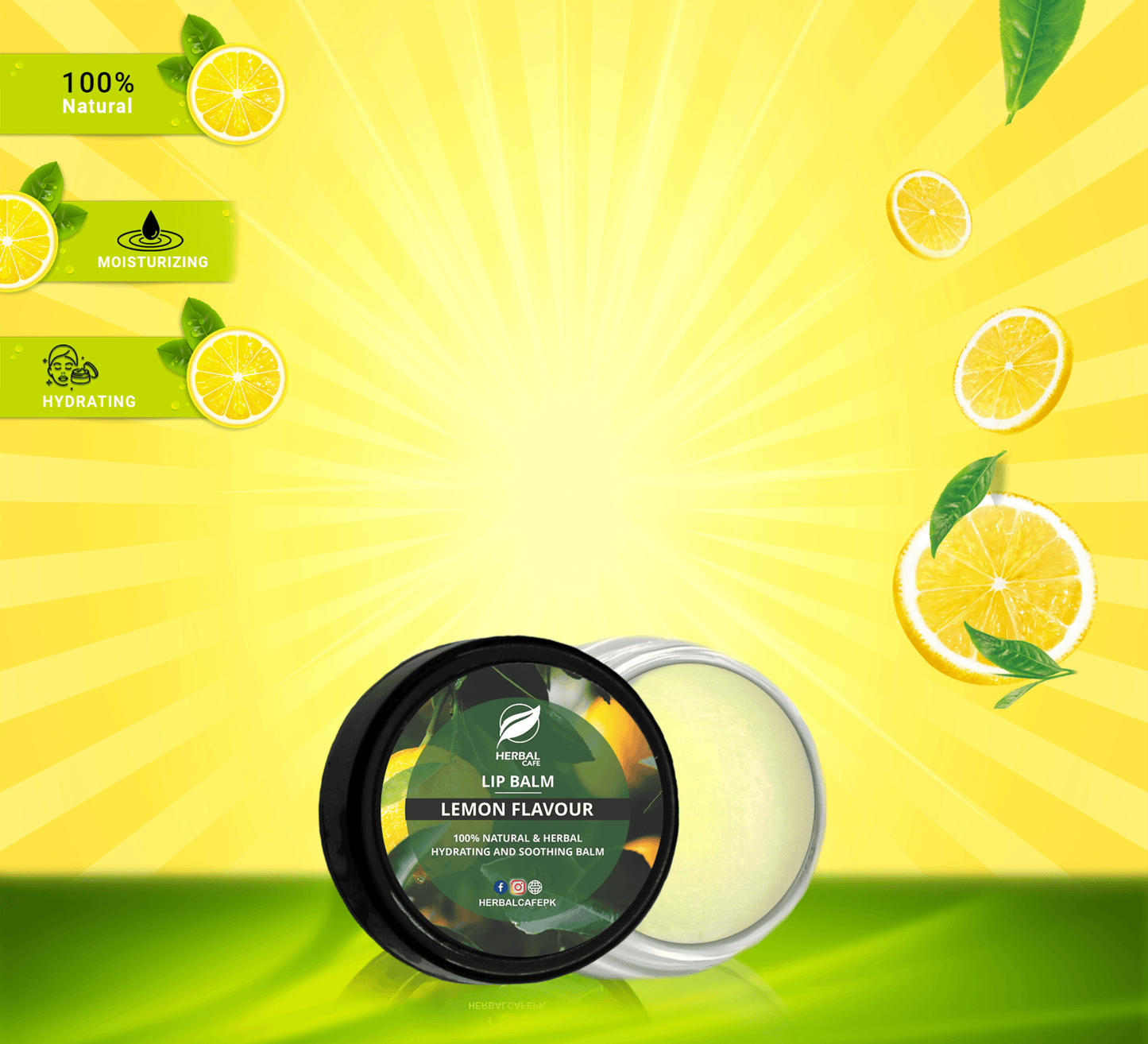 Lemon - Lip Balm - Herbal Cafe Pakistan