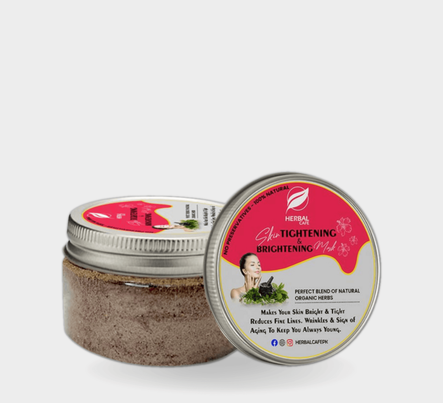 Skin Tightening & Brightening Mask - Herbal Cafe Pakistan