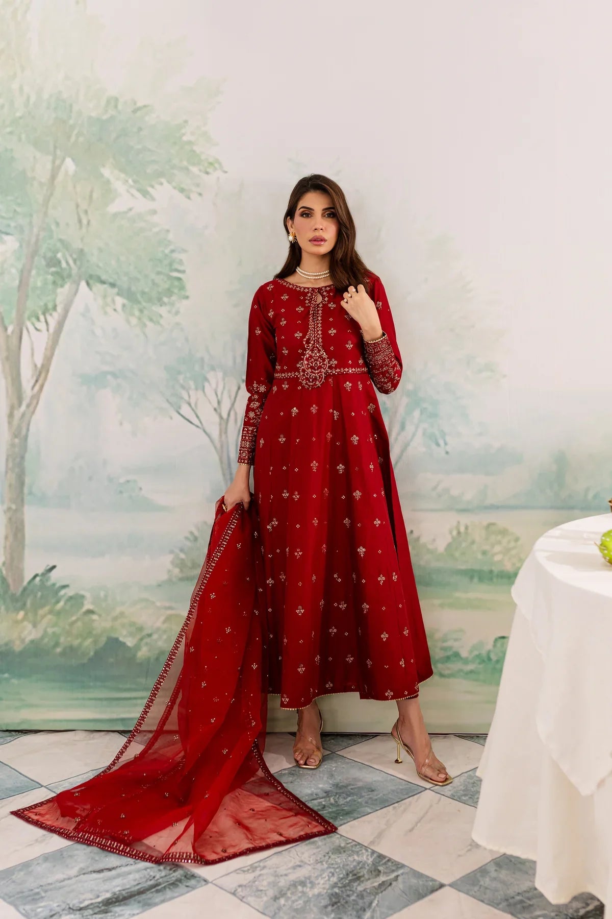 Best Selling - Gullposh 3Pc Embroidered Dress