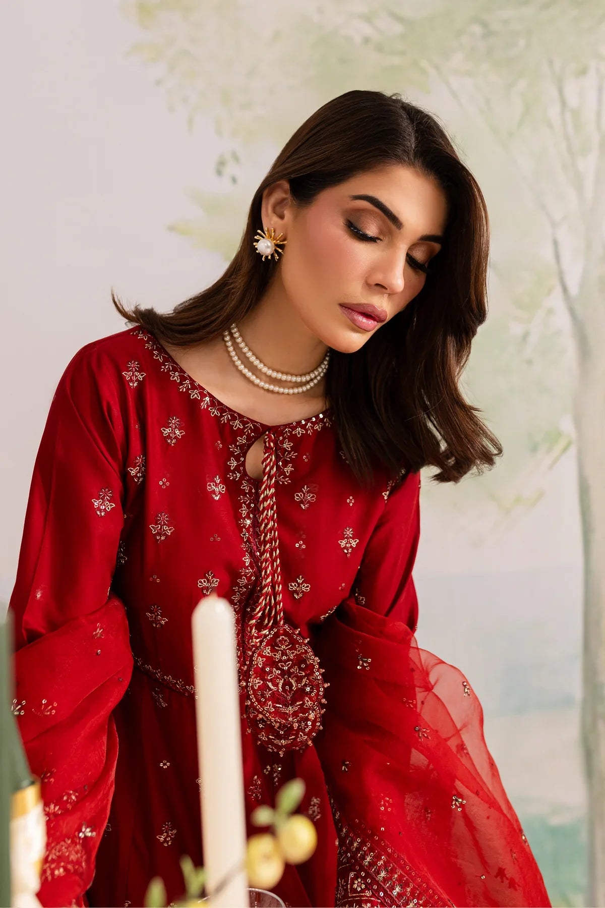 Best Selling - Gullposh 3Pc Embroidered Dress