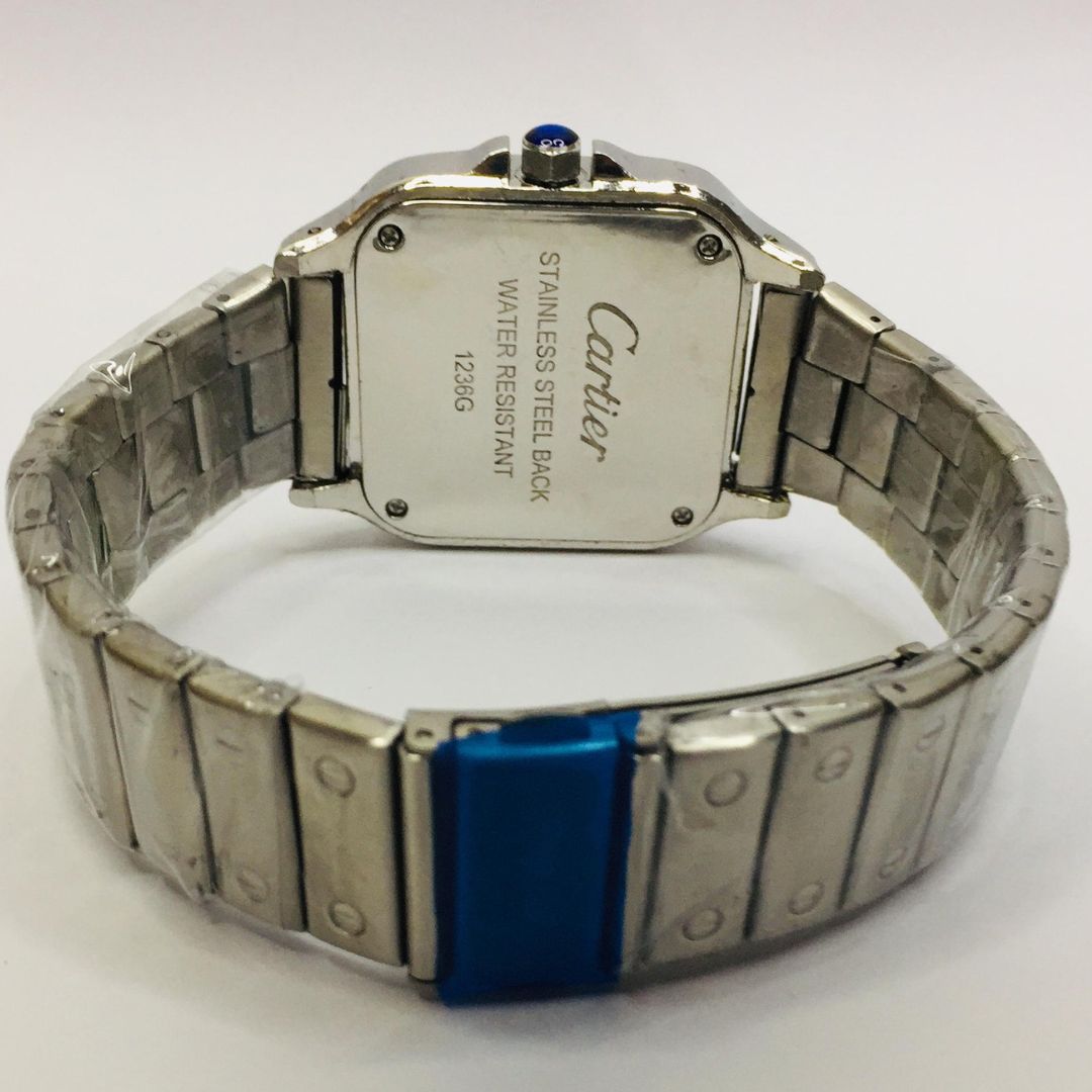 Cartier - Stainless Steel - 40mm - Silver Chain