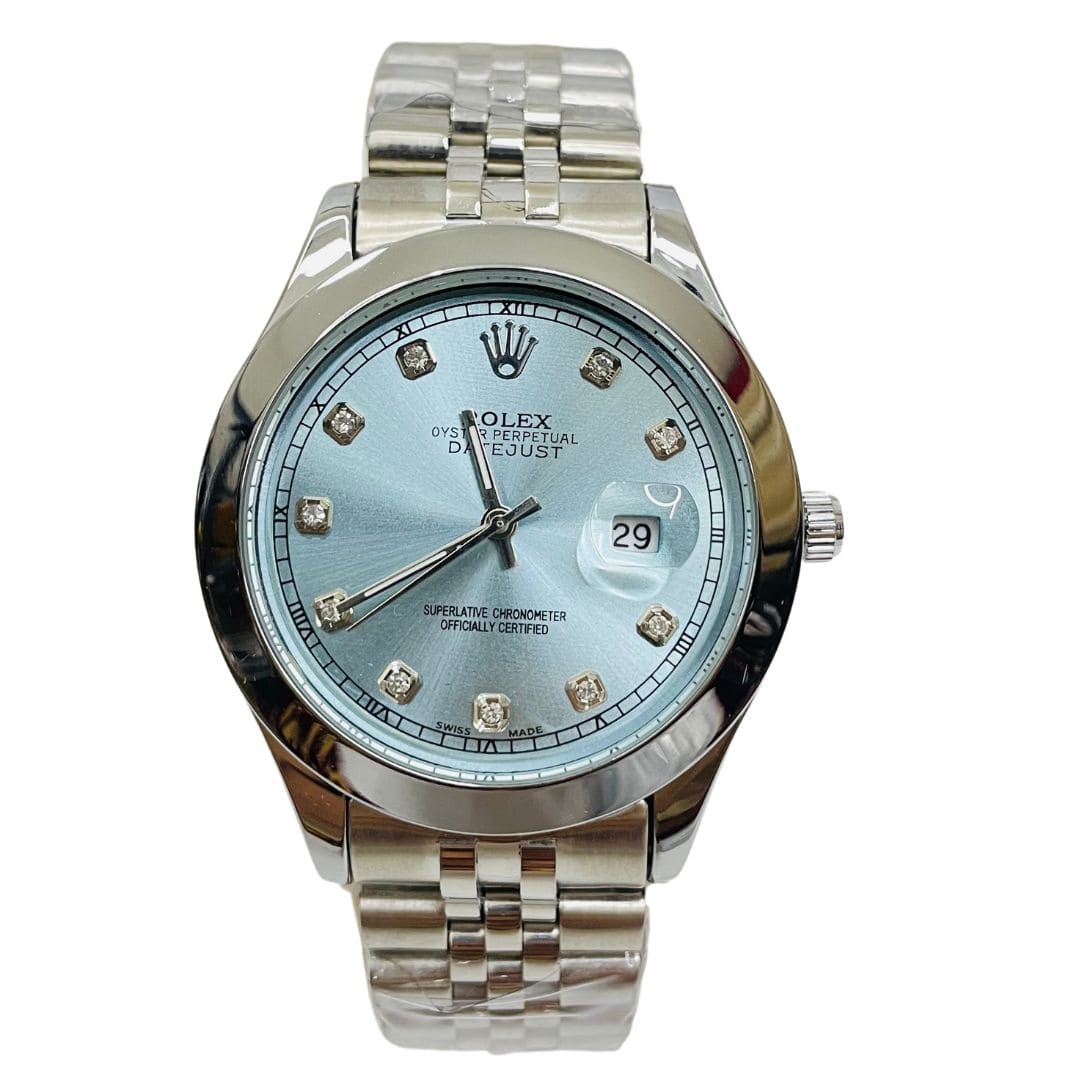 Rlx DateJust - 40mm - Stainless Steel - Tiffany