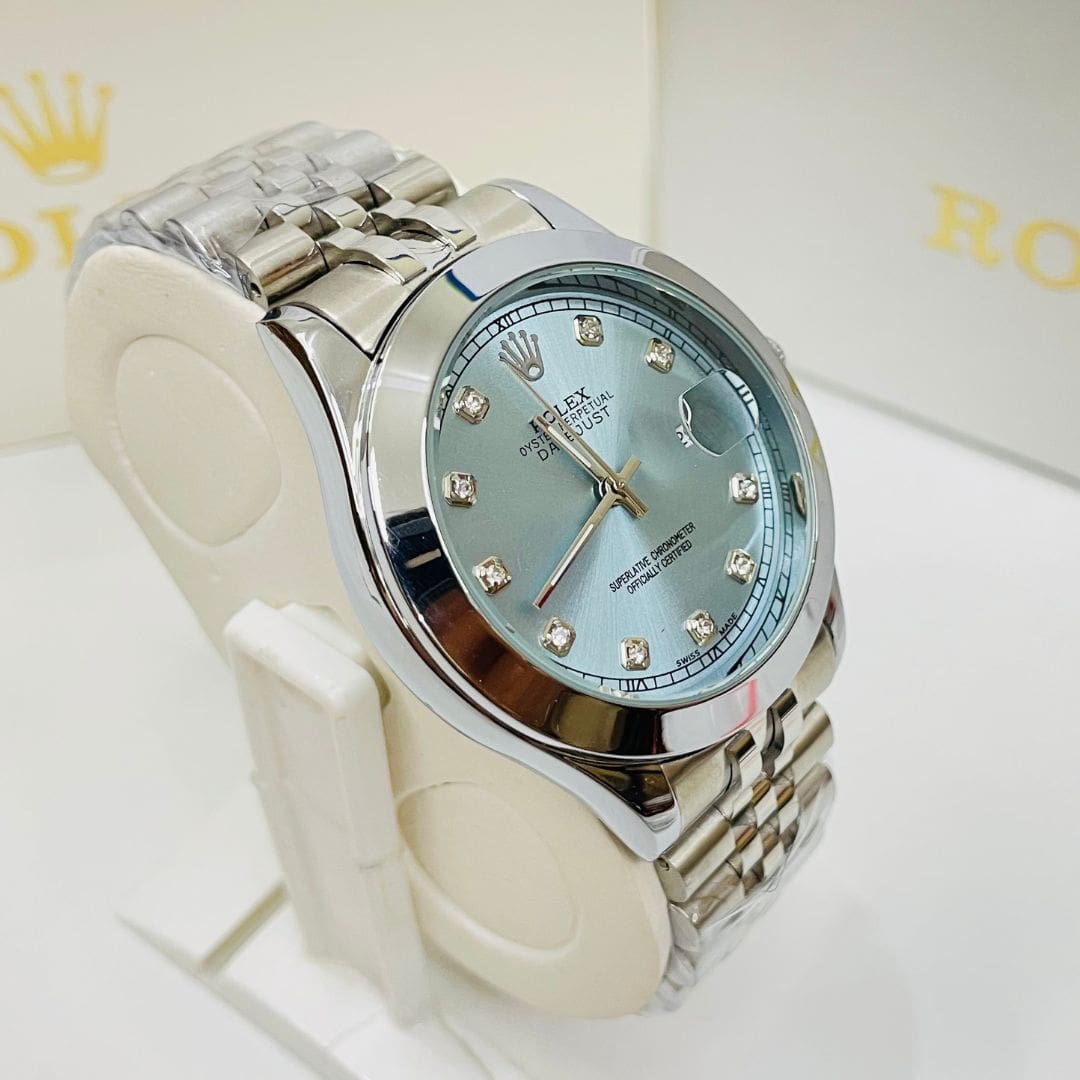 Rlx DateJust - 40mm - Stainless Steel - Tiffany