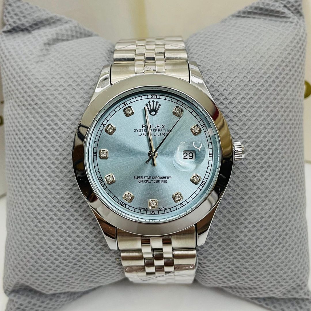 Rlx DateJust - 40mm - Stainless Steel - Tiffany
