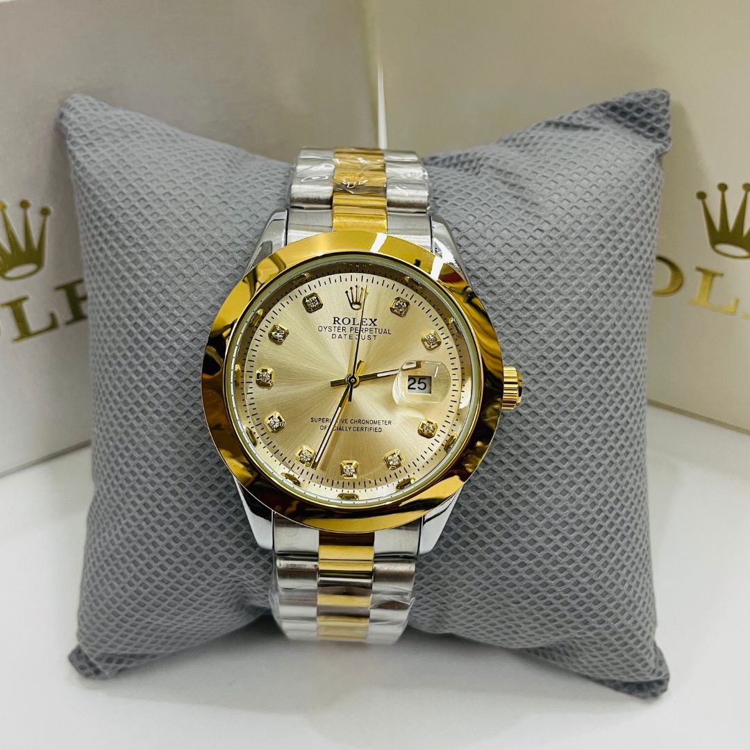 Rlx - Stainless Steel - 40mm - Gold Two Tone