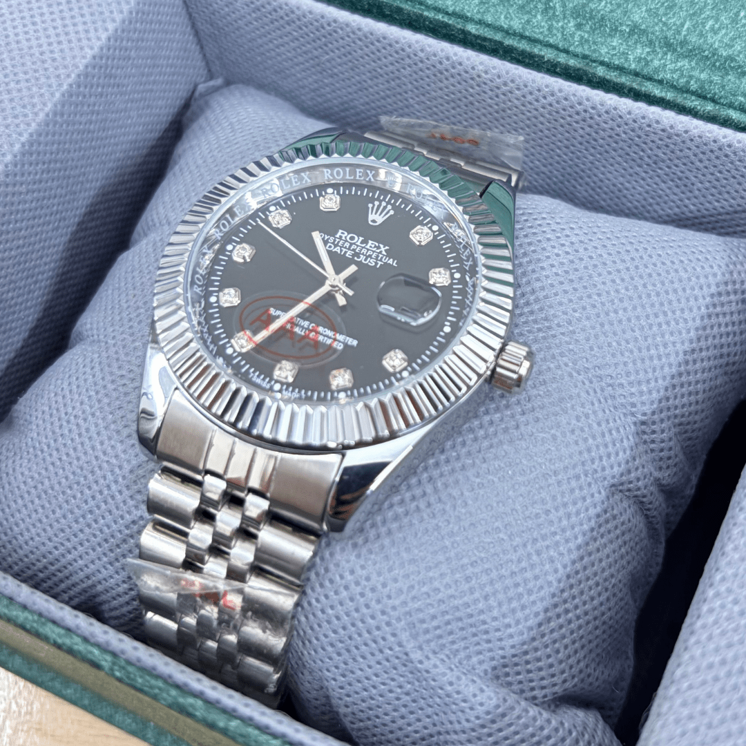 Rlx DateJust - 40mm - Fluted Bezel - Black