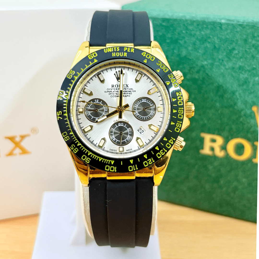 RLX Daytona - 38mm - Gold Black Frost - Mens Watch