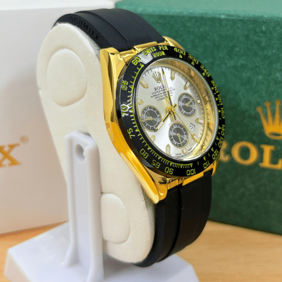 RLX Daytona - 38mm - Gold Black Frost - Mens Watch