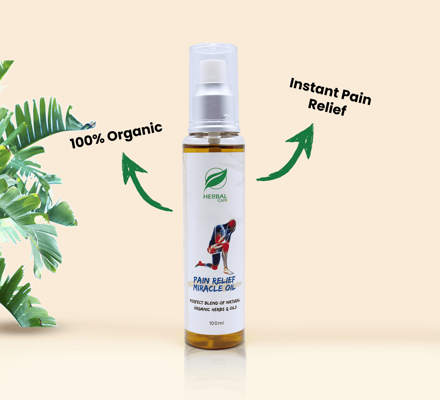 Pain Relief Miracle Oil - Herbal Cafe Pakistan