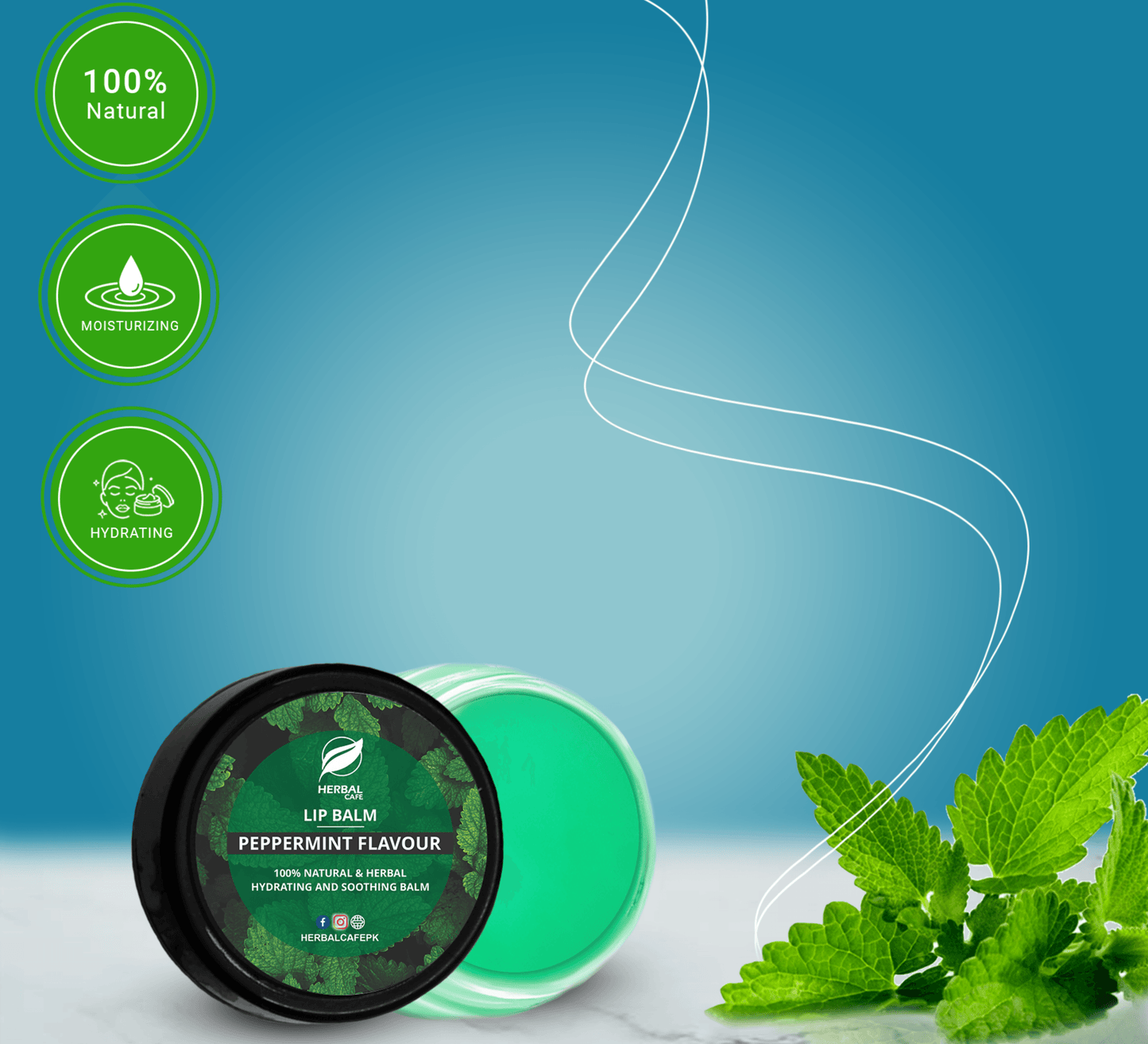 Peppermint - Lip Balm - Herbal Cafe Pakistan
