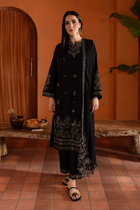 Best Selling - Black Magisk 3Pc Embroidered Dress