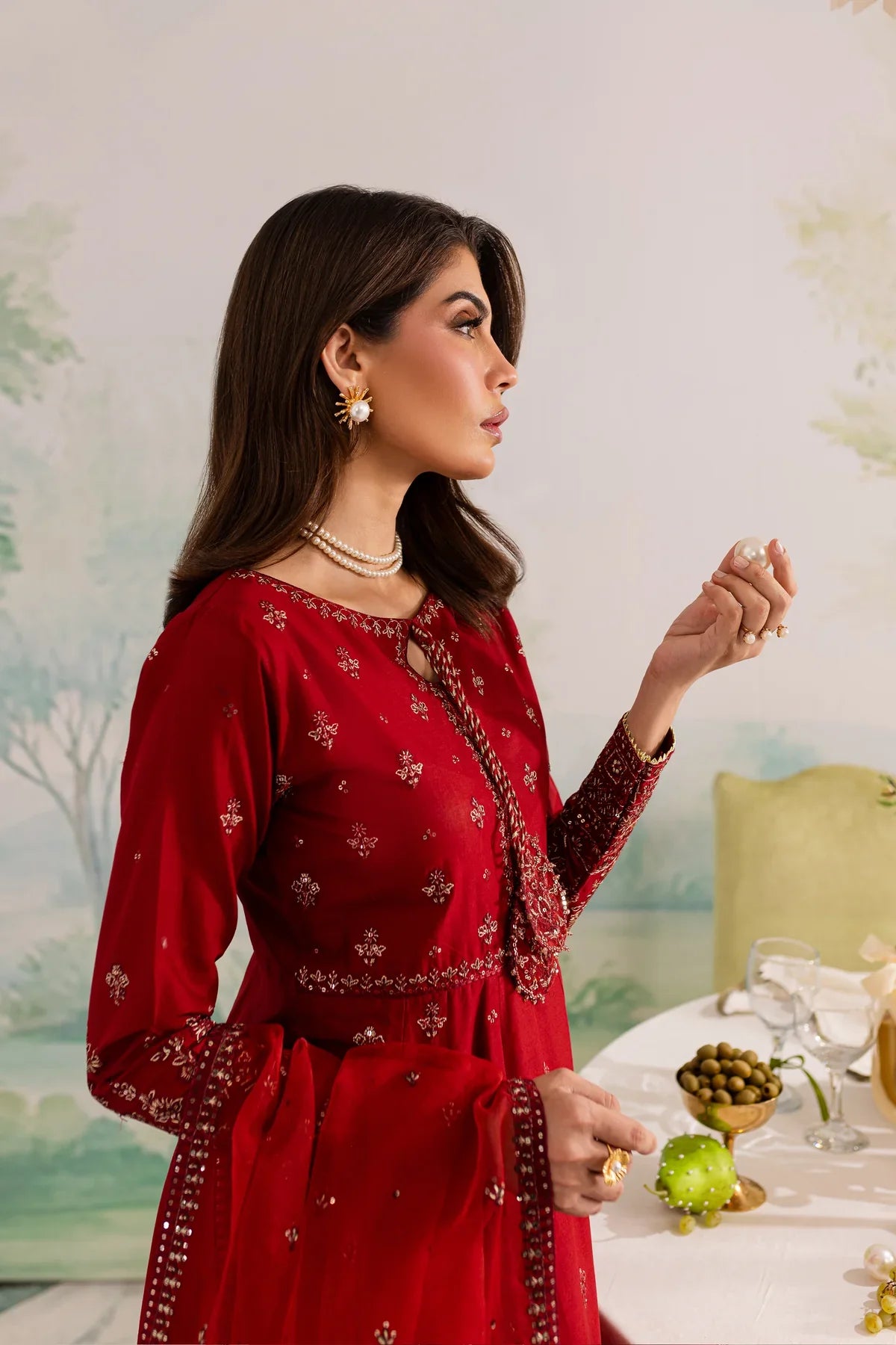 Best Selling - Gullposh 3Pc Embroidered Dress
