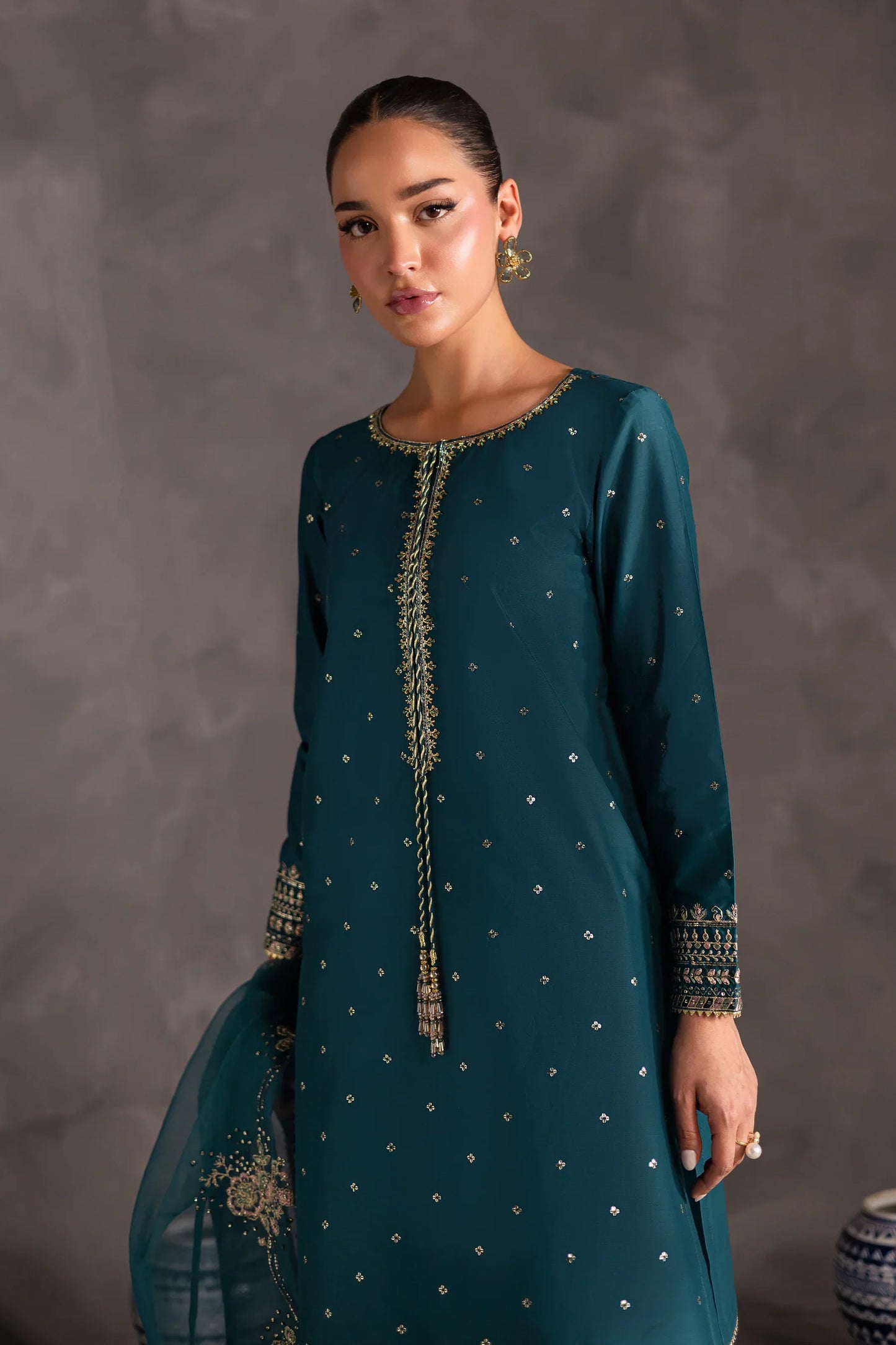 Best Selling - Maand 3pc Festive Luxe Pret