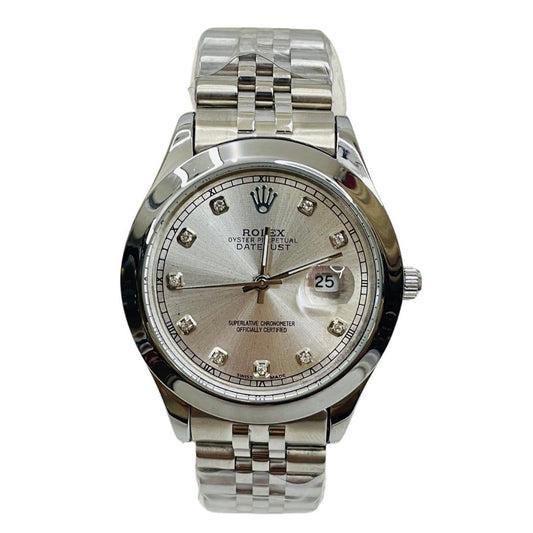 Rlx DateJust - 40mm - Stainless Steel - Silver Dial