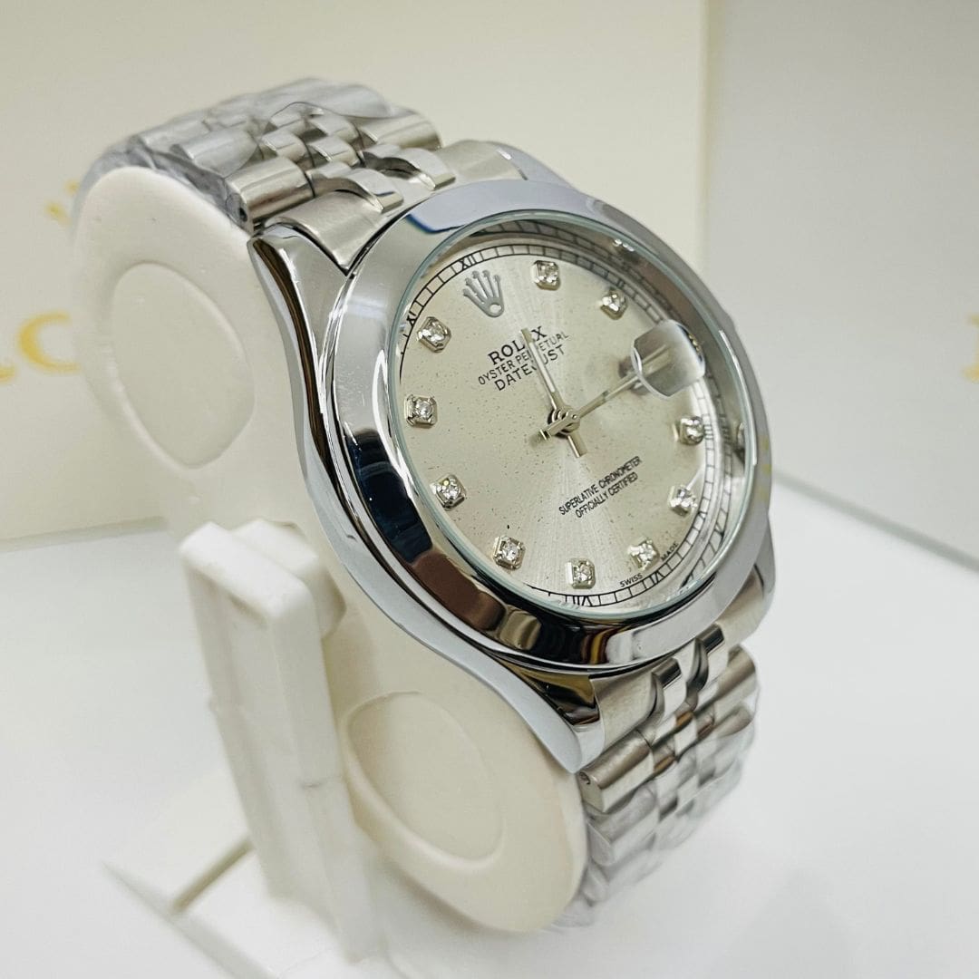 Rlx DateJust - 40mm - Stainless Steel - Silver Dial