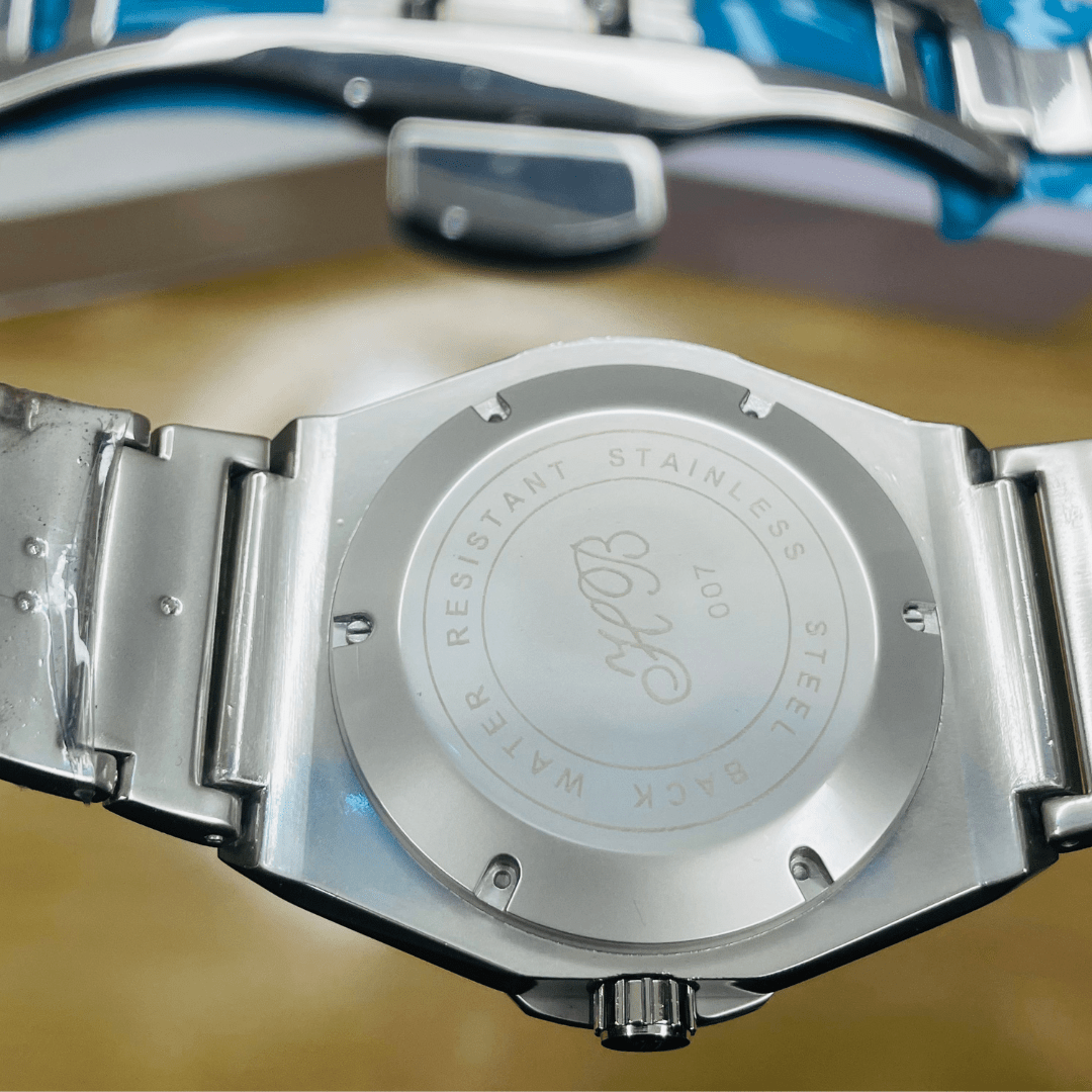 HB Premium Watch - Luxury Diamond Cut Chain - Tiffany Dial