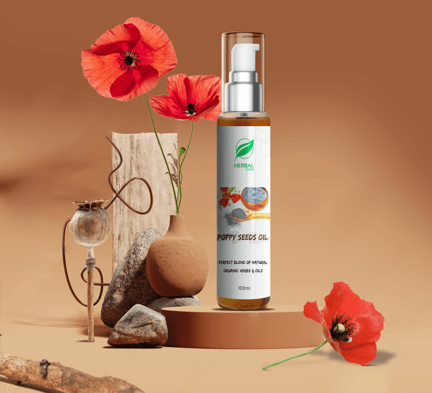 Poppy Seeds Oil - Herbal Cafe Pakistan